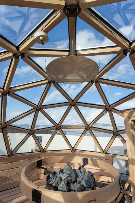 Ø3m Sauna Glass Dome double vitrage