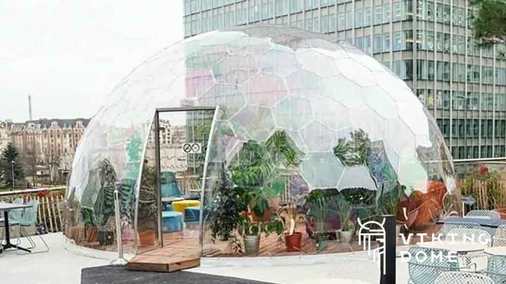 Ø6m H3,5m Luxury Aura Dome™ mit Glastür