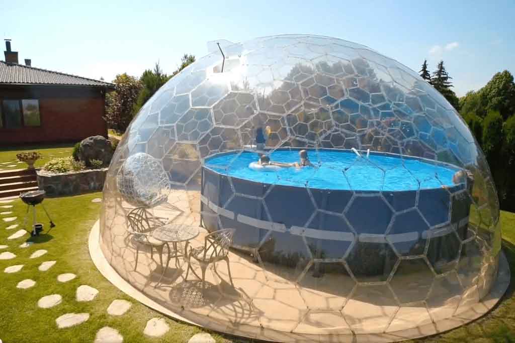 Top Swimming Pool Accessories - Dome Pool Enclosure