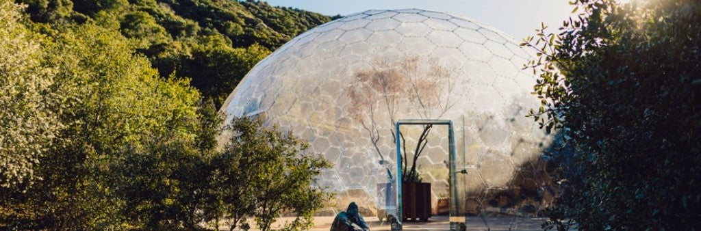 Luxury Aura Dome with Glass Door