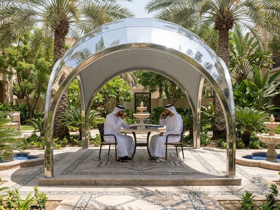 Ø5m Luxury Aura Dome™ mit Glastür