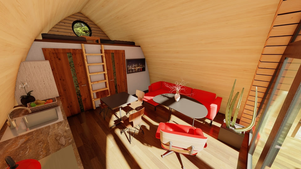 Arched Cabin 32m² / 344ft²