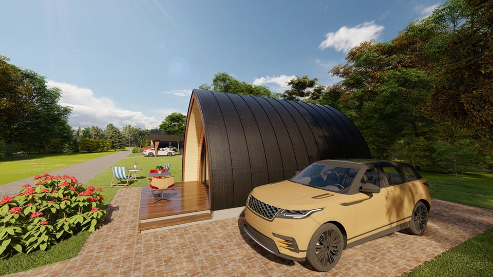 Arched Cabin 32m² / 344ft²