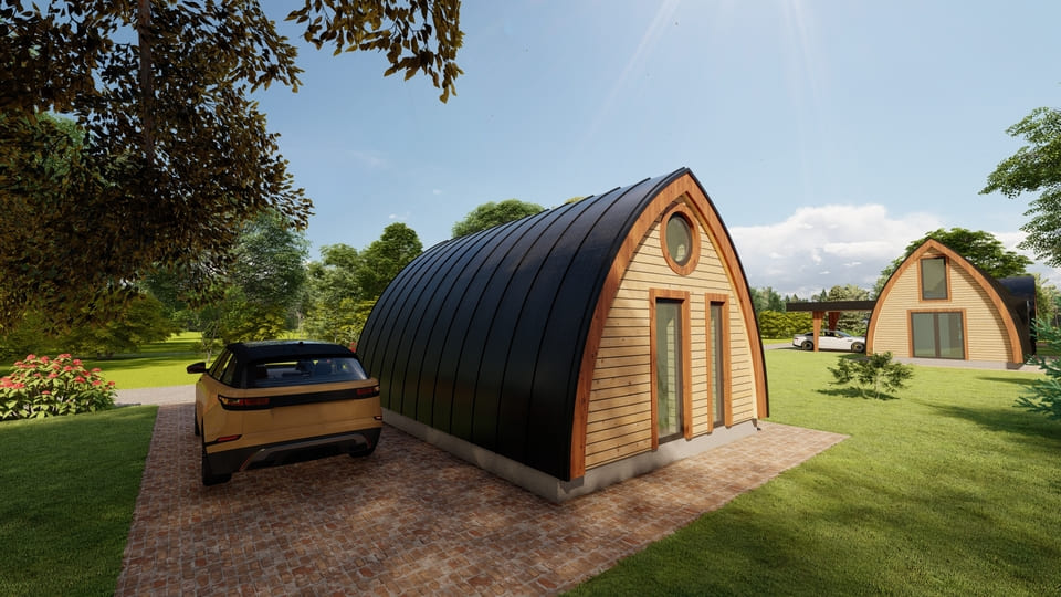 Arched Cabin 32m² / 344ft²