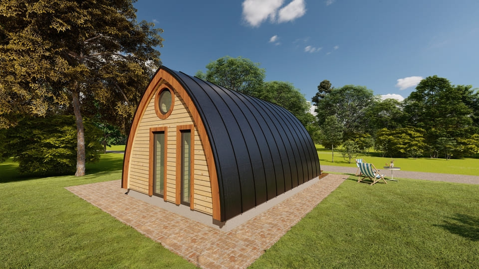 Arched Cabin 32m² / 344ft²