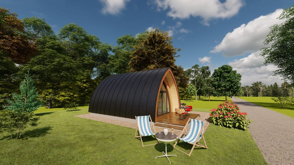 Arched Cabin 32m² / 344ft²