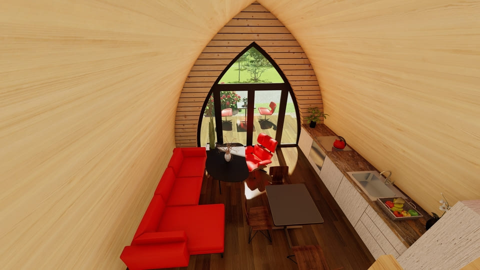 Arched Cabin 32m² / 344ft²