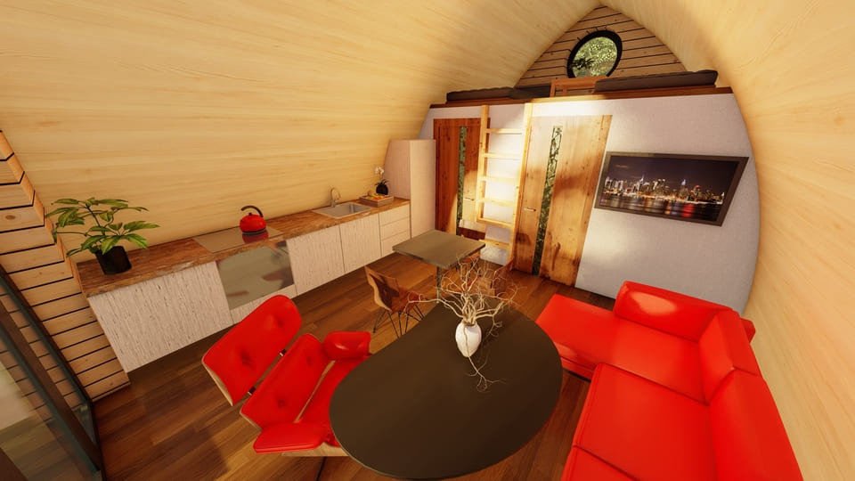Arched Cabin 32m² / 344ft²