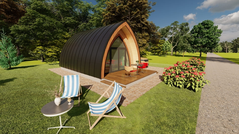 Arched Cabin 32m² / 344ft²