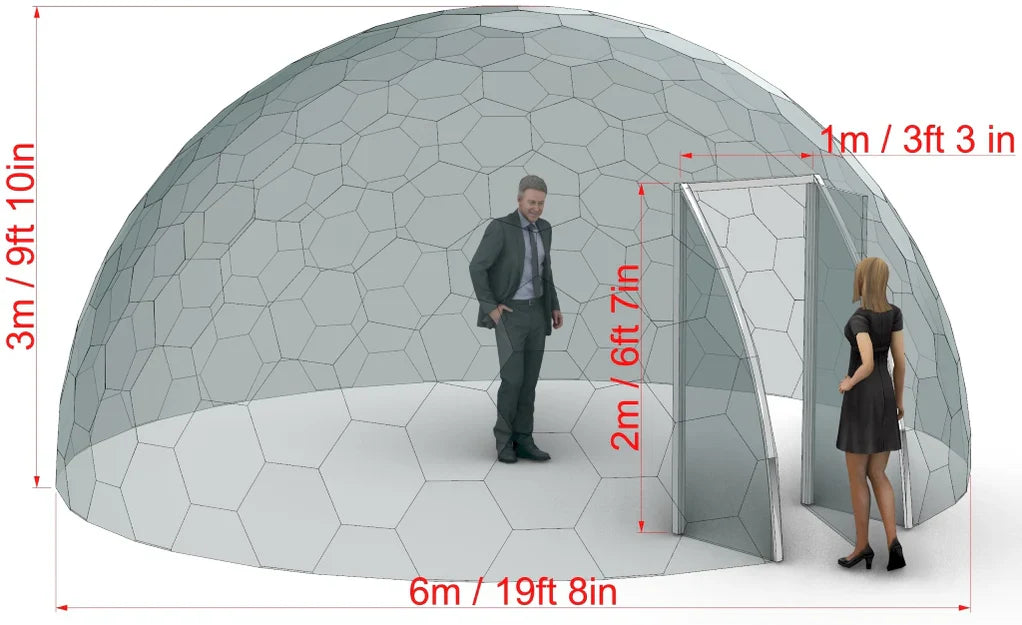 Turnkey Polycarbonate Dome for Glamping