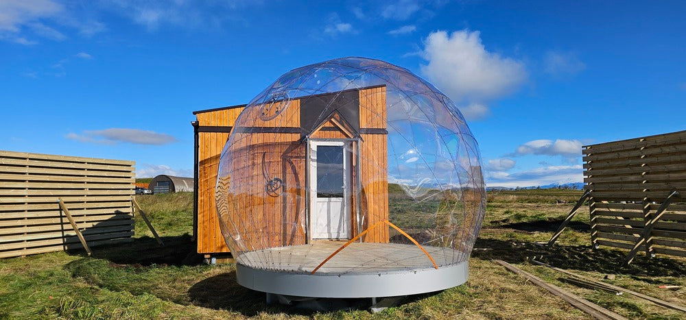 Dôme Aura Bubble™ Ø3,5m avec porte vitrée