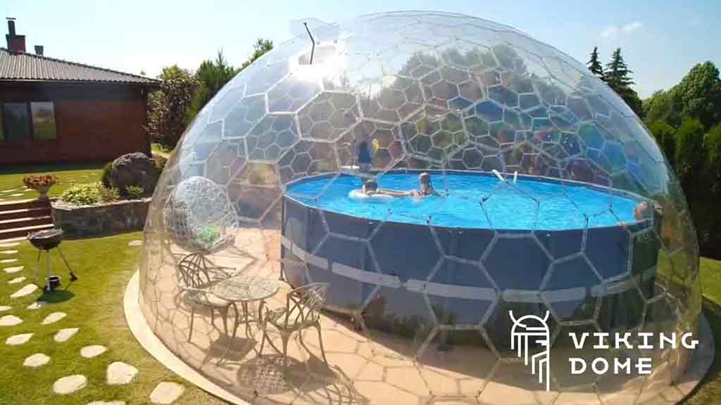 Ø7m H4,15m Luxury Aura Dome™ mit Glastür