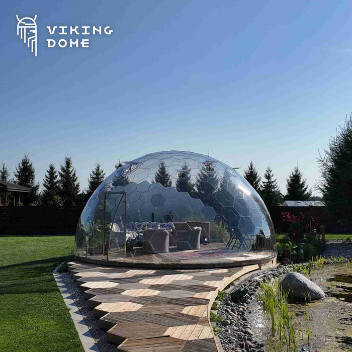Ø7m H3,5m / Ø22ft 11in H11ft 5in Luxury Aura Dome™ with Glass Door