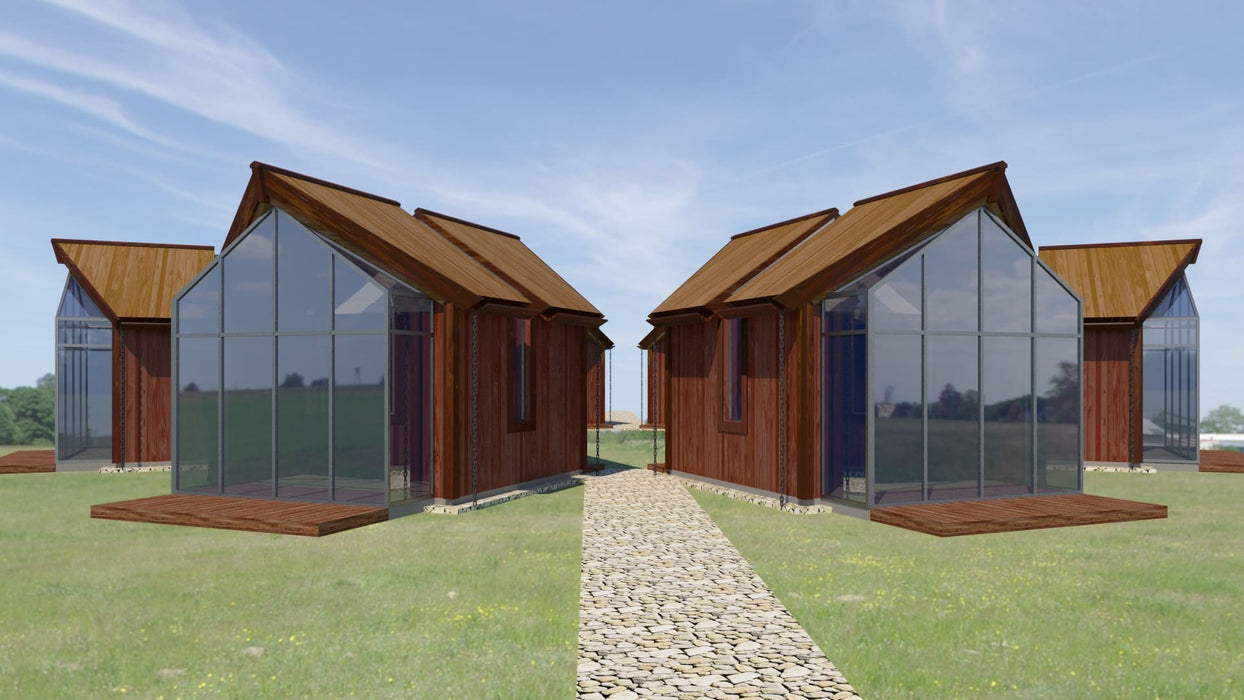 Camping Lodge 4x5m / 13ft 1in x 16ft 4in