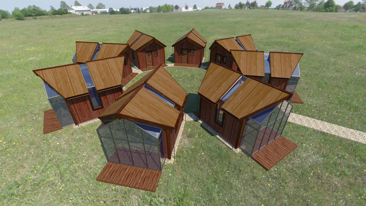 Camping Lodge 4x5m / 13ft 1in x 16ft 4in