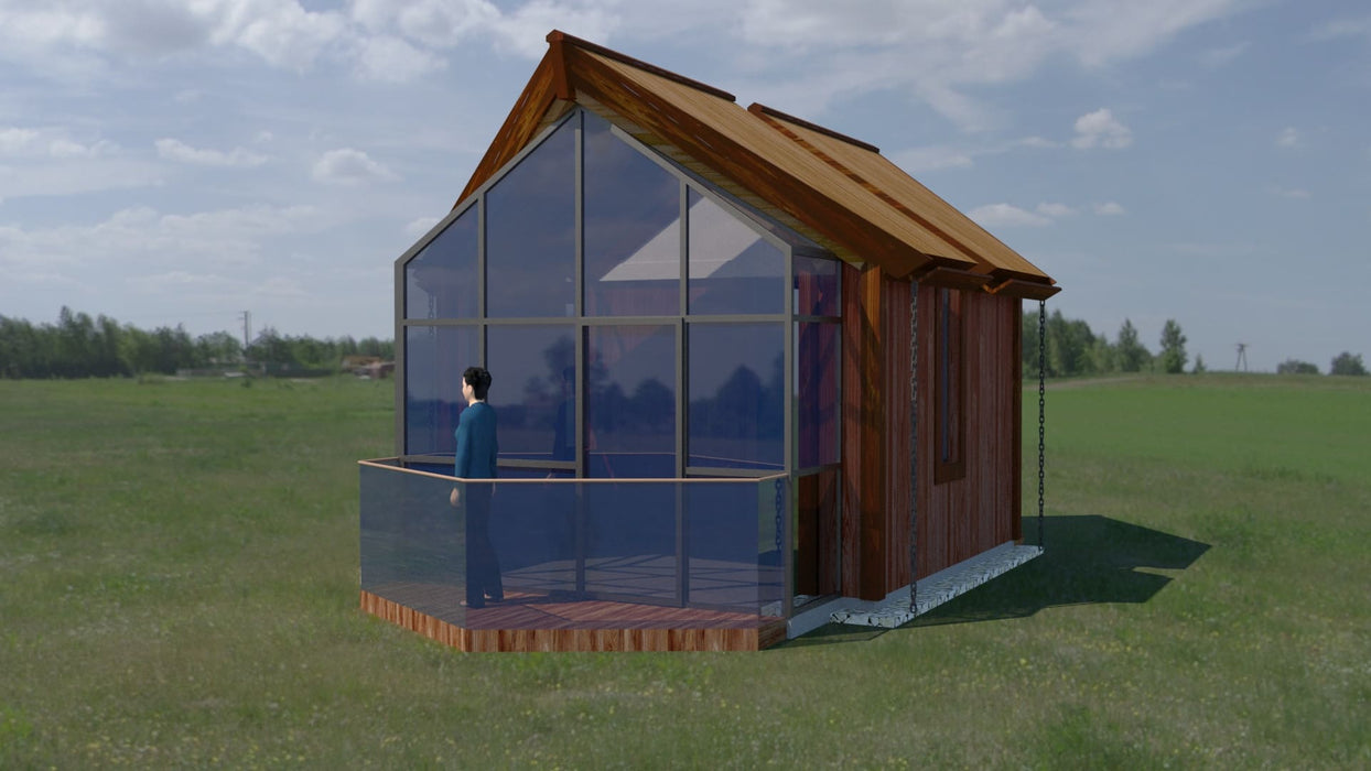 Camping Lodge 4x5m / 13ft 1in x 16ft 4in