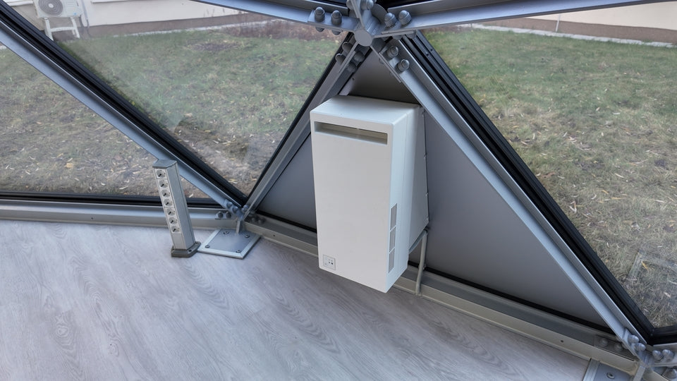 Ø8m (26ft) Insulated Triple-Pane Glass Dome F3 3/7