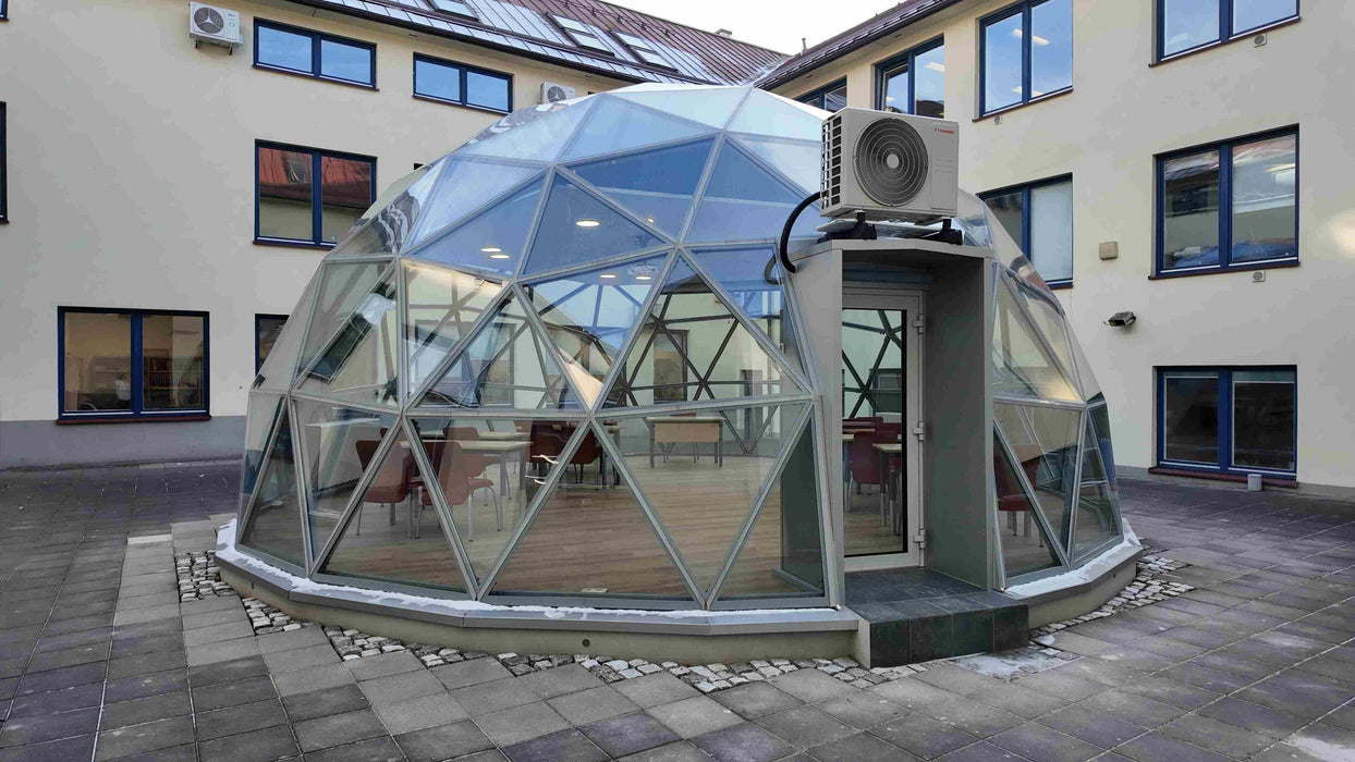 Dôme de loisirs en verre Ø5m