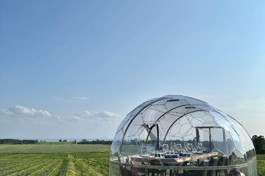 Ø4,5m Luxury Aura Dome™ mit Glastür