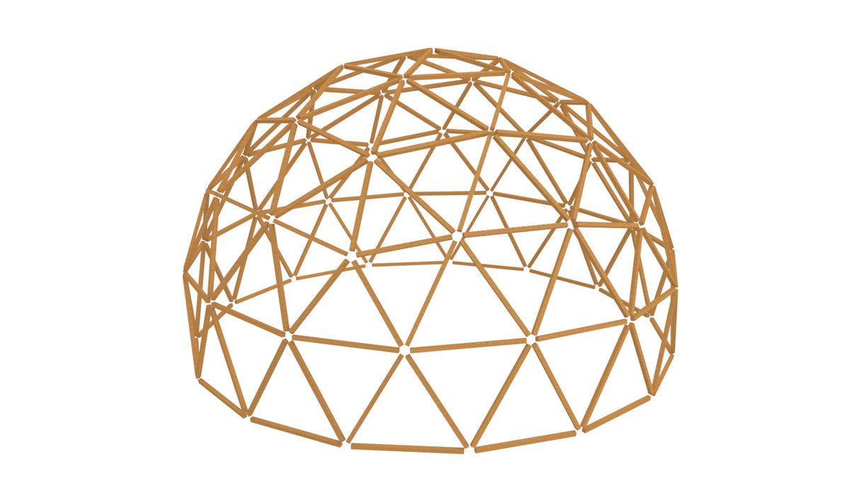 3V 4/7 Geodesic Dome T-STAR connectors kit for DIY Icosahedron Ø3-9m / 9-29ft