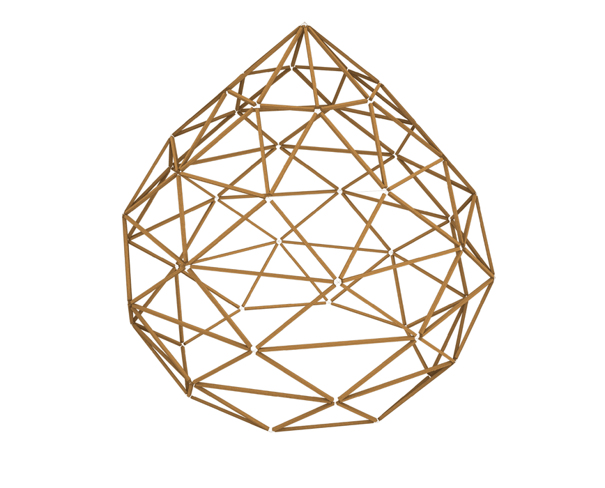 8V 3/4 Geodesic Dome STAR connectors kit for DIY ZOME Ø6-12m / 19.6-39.3ft