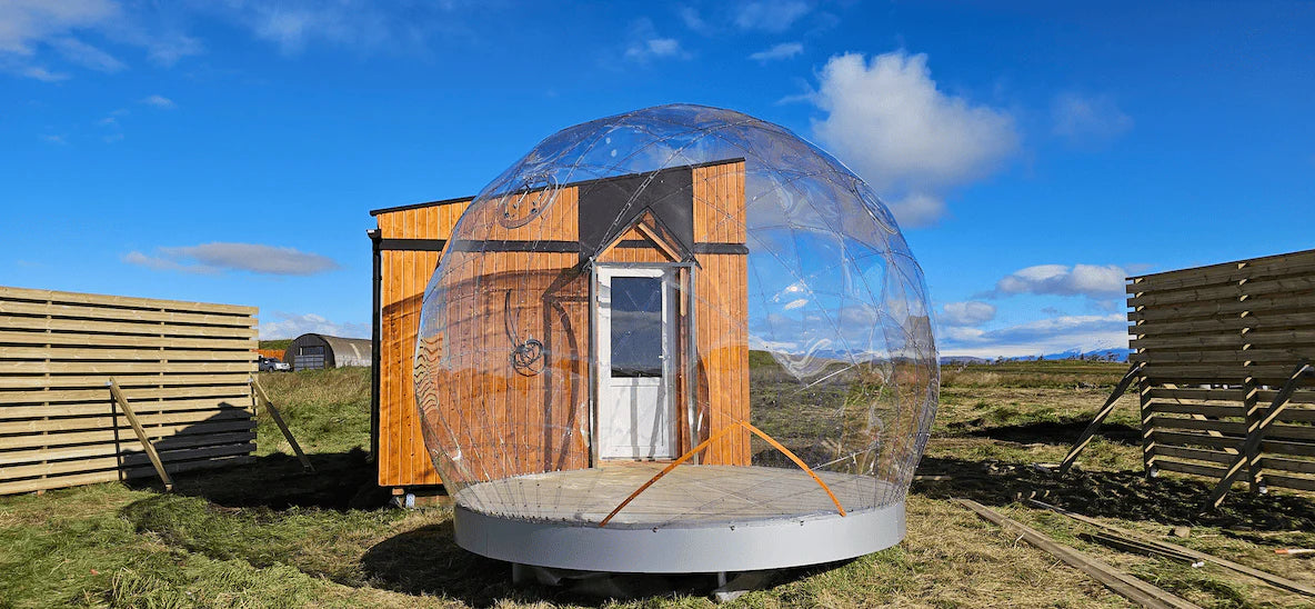 Ø4 Luxury Aura Dome™ mit Glastür