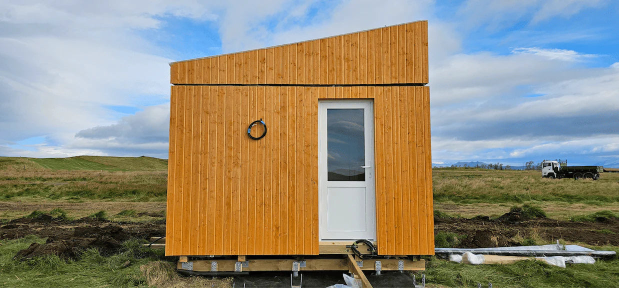 Ø6m H3m / Ø19ft 8in H9ft 10in Luxury Aura QUAD™ with Wood Cabin