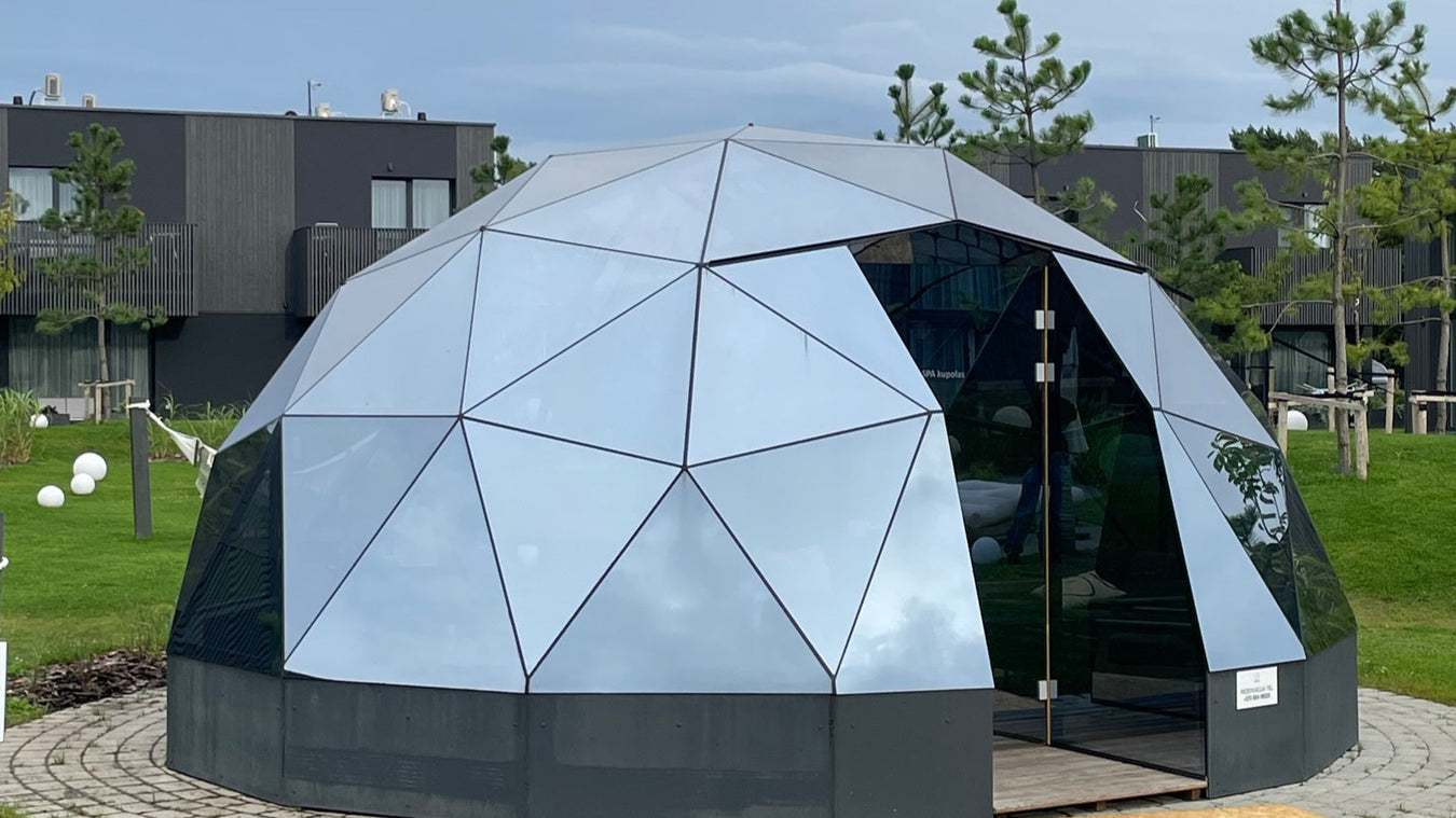 Mirrored Glass Dome