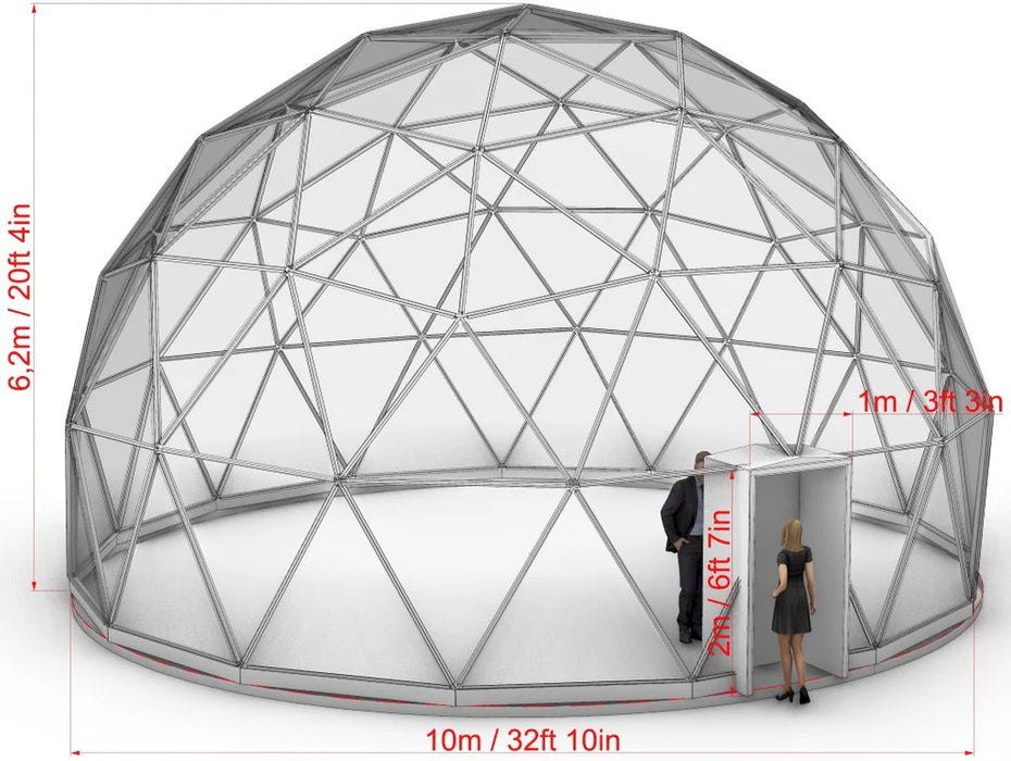 Transparent Glass Dome