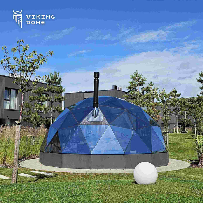 Cúpula de ocio de cristal