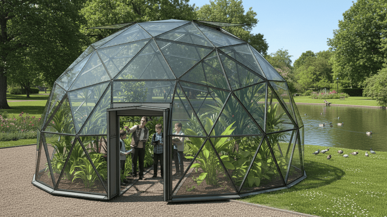 Dôme de loisirs en verre Ø5m