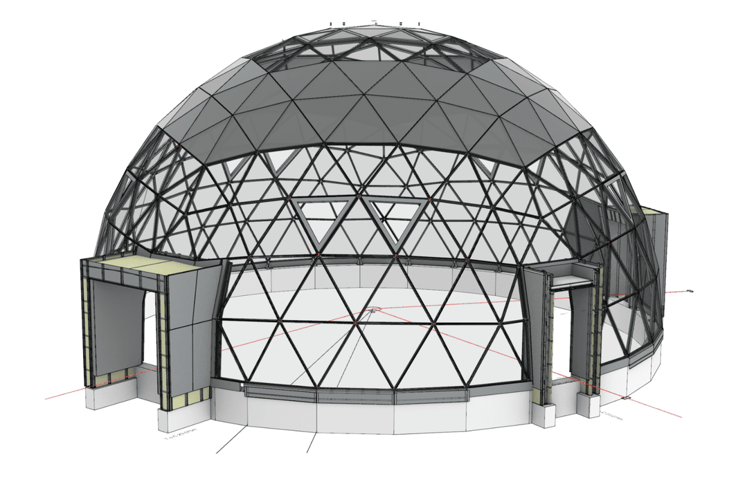 Ø20m (65ft) Insulated Glass Dome F6