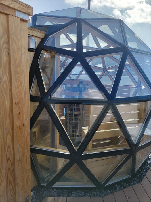 Ø3.5m Sauna Glass Dome double-pane