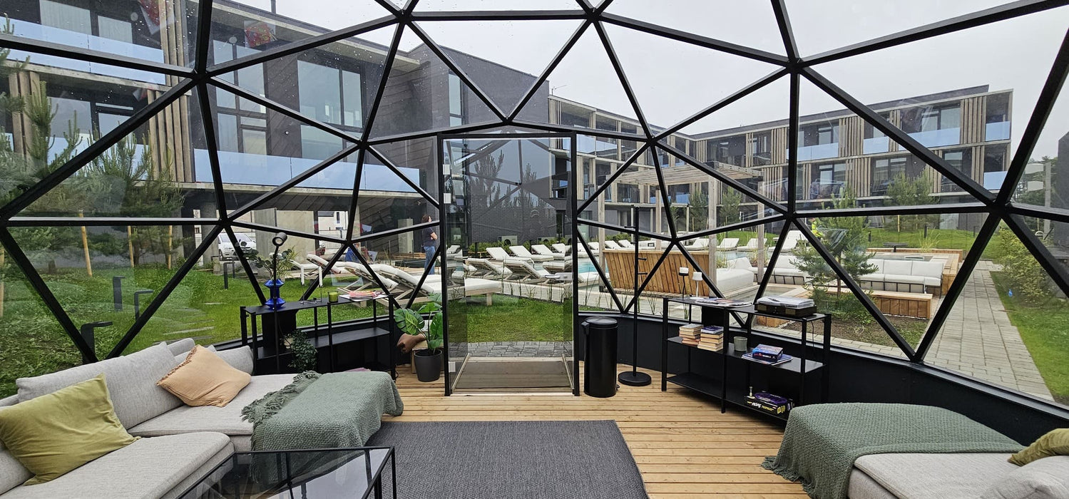 Mirrored Glass Dome