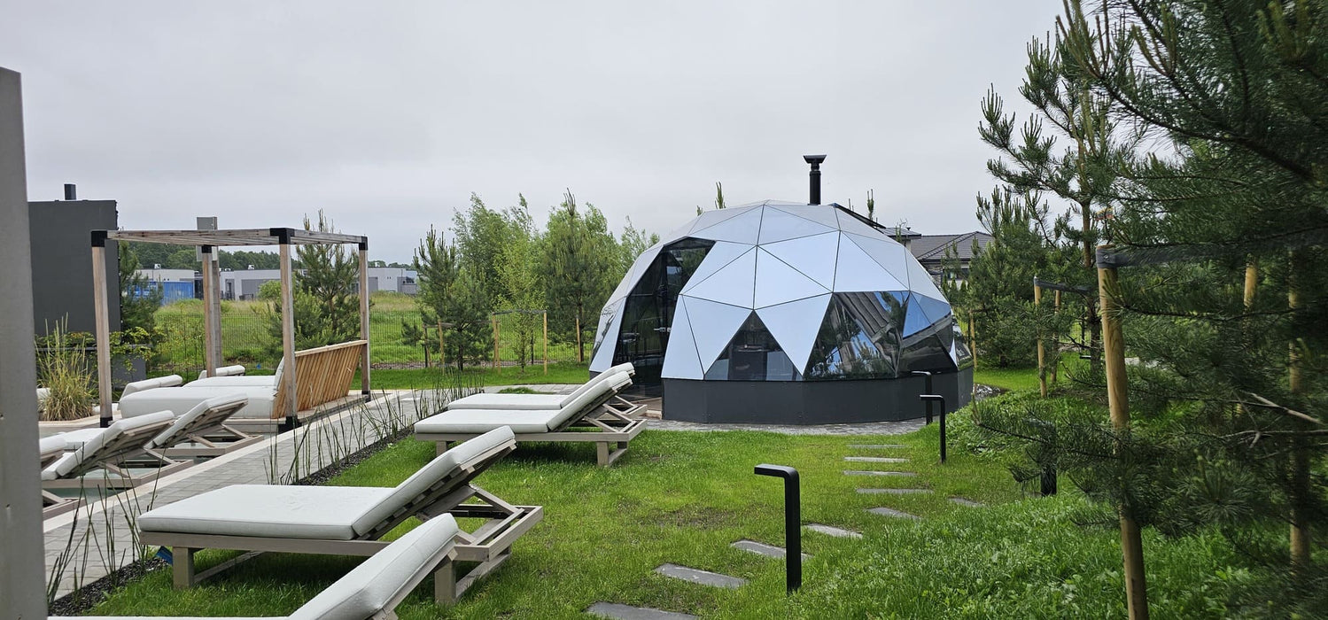 Mirrored Glass Dome