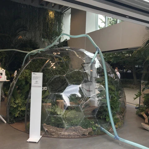 Ø3,6m H2,14m / Ø11ft 9in H7ft Luxury Aura Dome™ with Glass Door