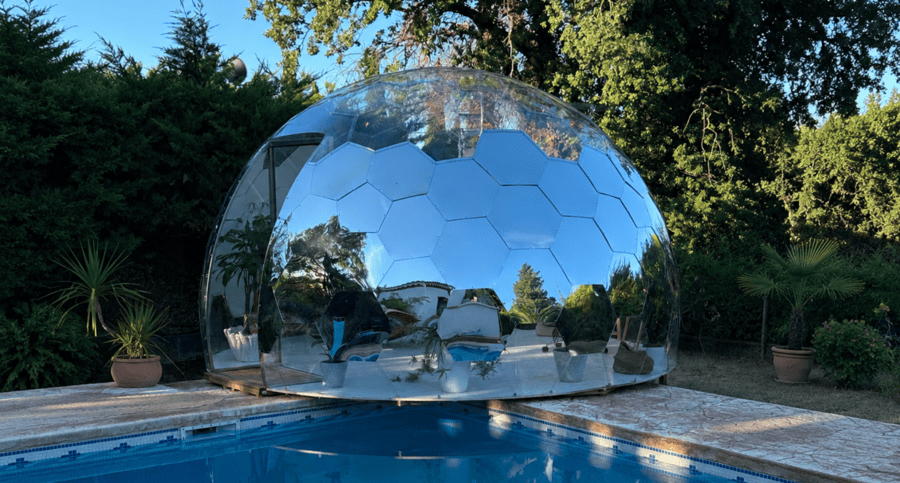 Ø4,5m Luxury Aura Dome™ mit Glastür