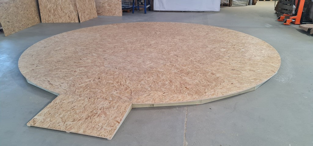 Quick-install Modular Terrace Dome Floor Ø 3-8m/8,2-28,2ft