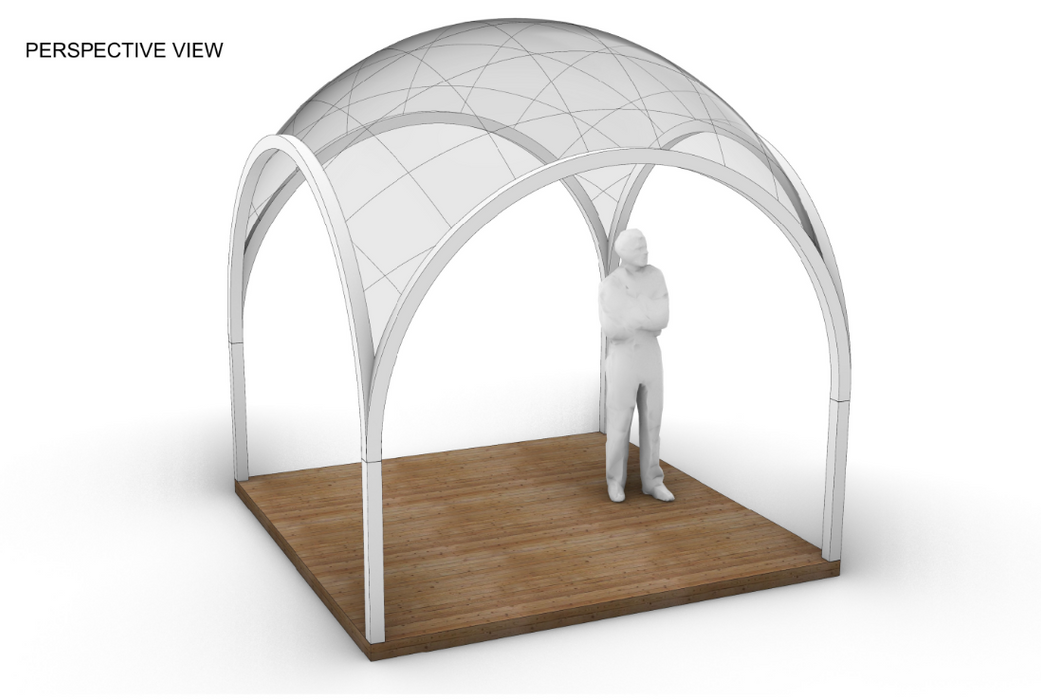 Aura Gazebo 3x3m / 9x9ft