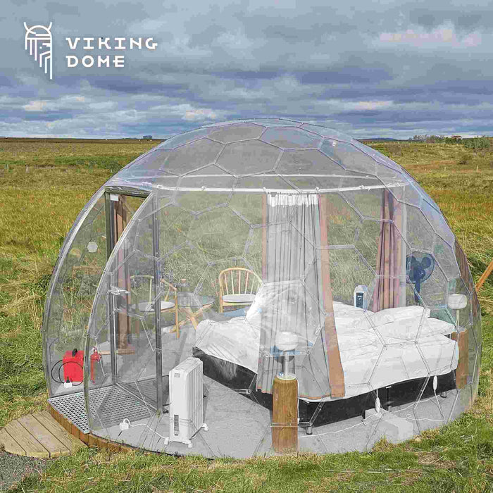 Ø5m H3m / Ø16ft 4in H9ft 10in Luxury Aura Dome™ with Glass Door