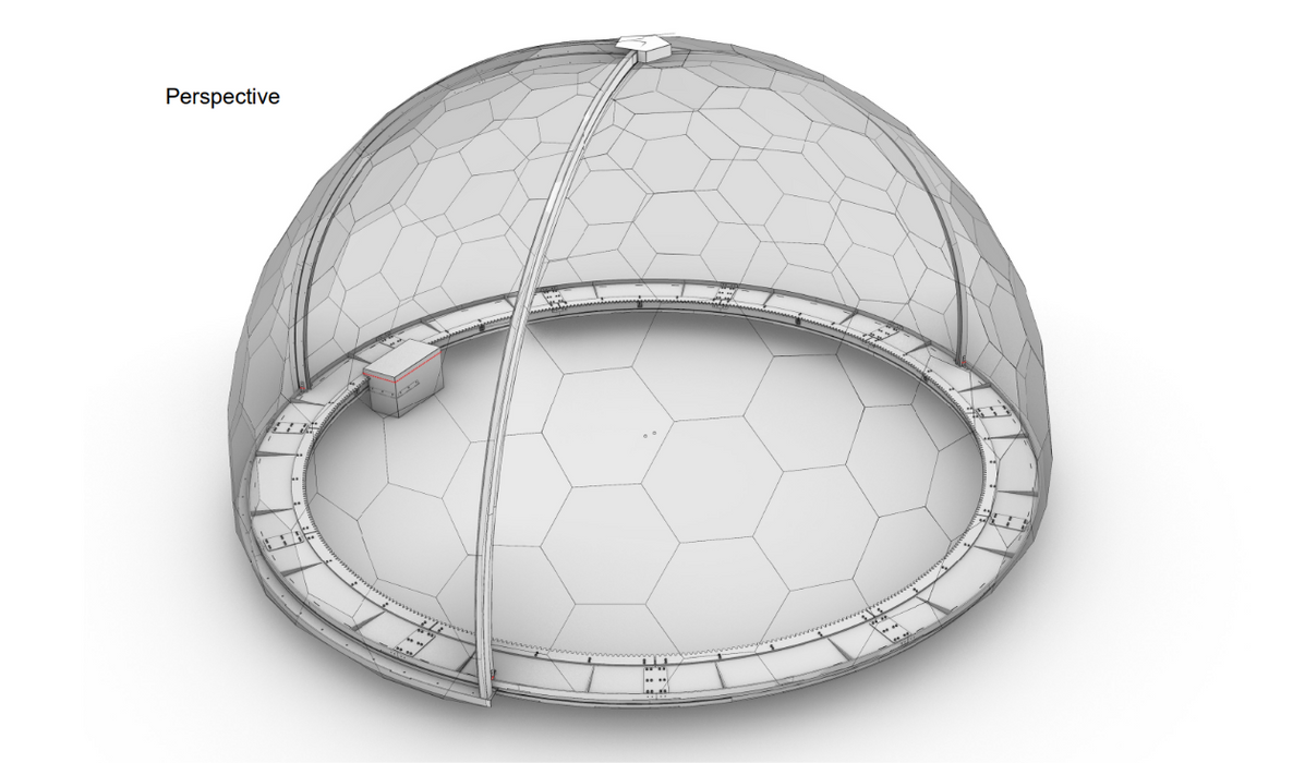 Aura Dome™ - Cubierta de piscina retráctil motorizada