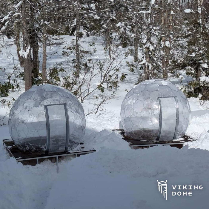 Ø3,5m H2,8m / Ø11ft 5in H9ft 2in Aura Bubble™ Dome with Glass Door