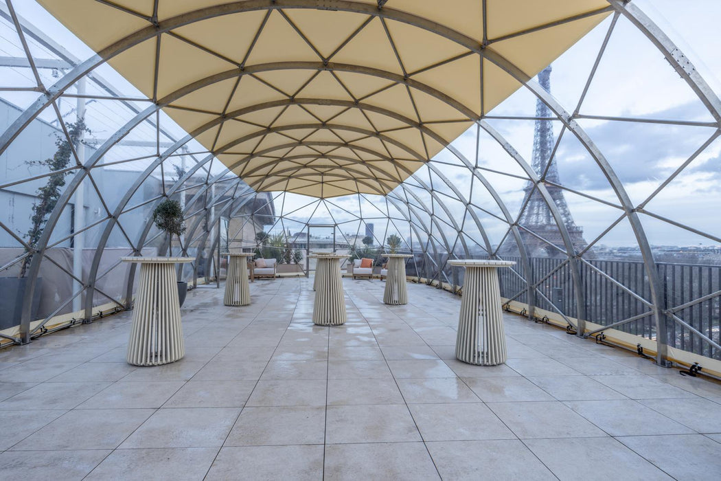 17.5x7m / 57ft 5in x 22ft 11in Spacey Tunnel Pavilion TUBE/PVC