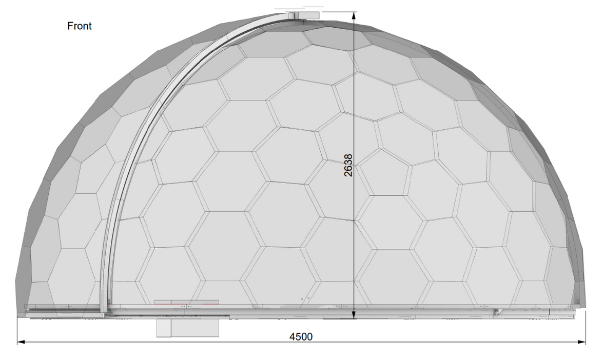Aura Dome™ - Cubierta de piscina retráctil motorizada