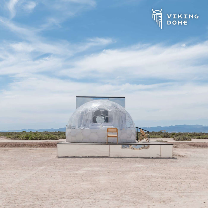 Ø6m H3,5m / Ø19ft 8in H11ft 5in Luxury Aura Dome™ with Glass Door