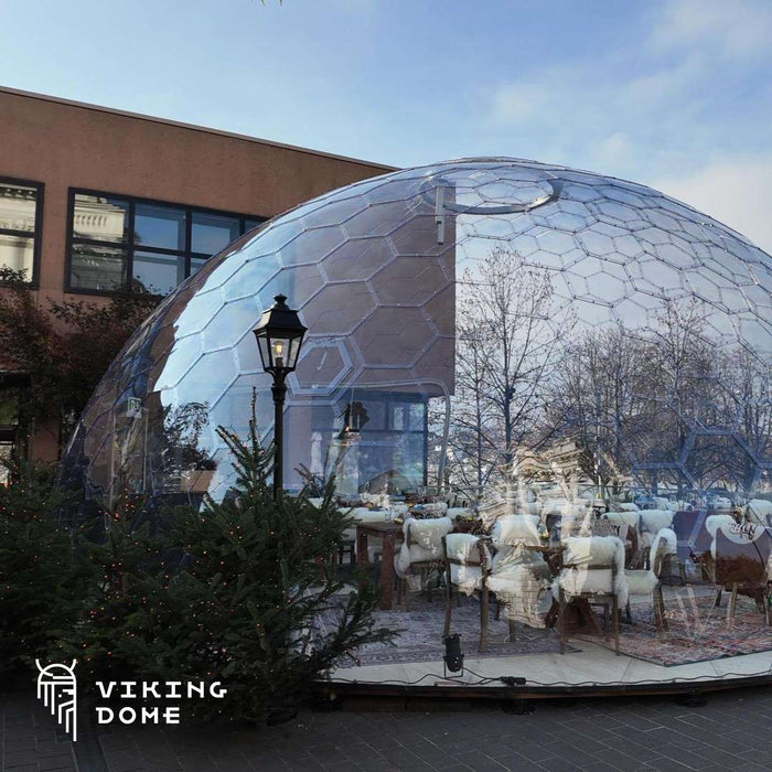 Ø10m H5m / Ø32ft 9in H16ft 4in Luxury Aura Dome™ with Glass Door