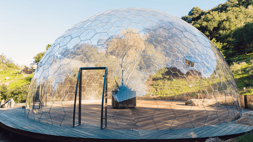 Ø15m Luxury Aura Dome™ mit Glastür