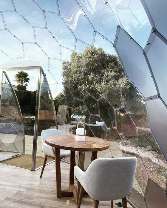 Ø6m H3m Luxury Aura Dome™ mit Glastür