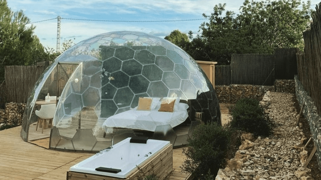 Ø6m H3m Luxury Aura Dome™ with Glass Door & Digital Print