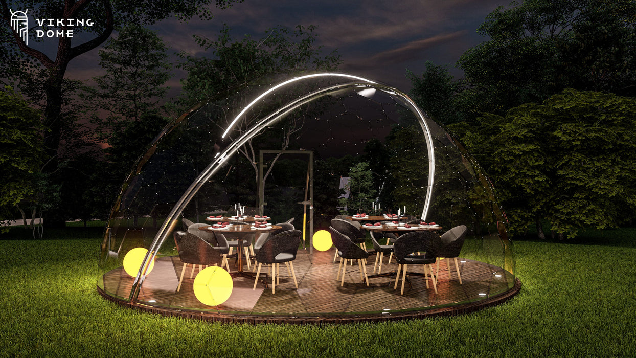 Ø6m Aura Dome™  - Motorized Retractable Dining Enclosure